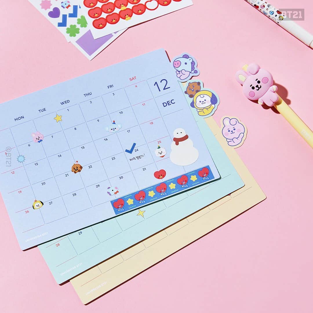 BT21 Stars of tomorrow, UNIVERSTAR!さんのインスタグラム写真 - (BT21 Stars of tomorrow, UNIVERSTAR!Instagram)「Together through everything, from here on out! 😘 ⠀ 2021 BT21 BABY Diary & Calendar ⠀ 📘Zipper pouch outer layer protects inner content 📘 Each page themed with BT21 characters 📅 Design sticker package included 📅 Durable and sturdy construction ⠀ It's never too early to lay out your plans. Stay on top of your game with BT21 BABY. ⠀ [Korea] Shop now> Link in bio ⠀ [Global] Coming Soon ⠀ #BT21 #BT21BABY #Planner #Calendar」10月29日 11時03分 - bt21_official