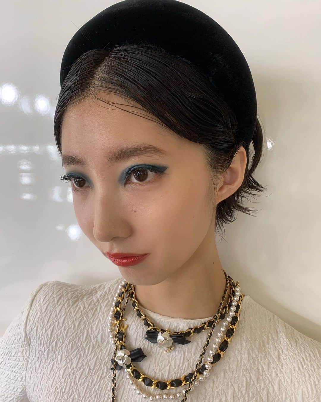 飯島望未のインスタグラム：「One of my favorite Chanel looks.  @chanel.beauty @voguejapan」