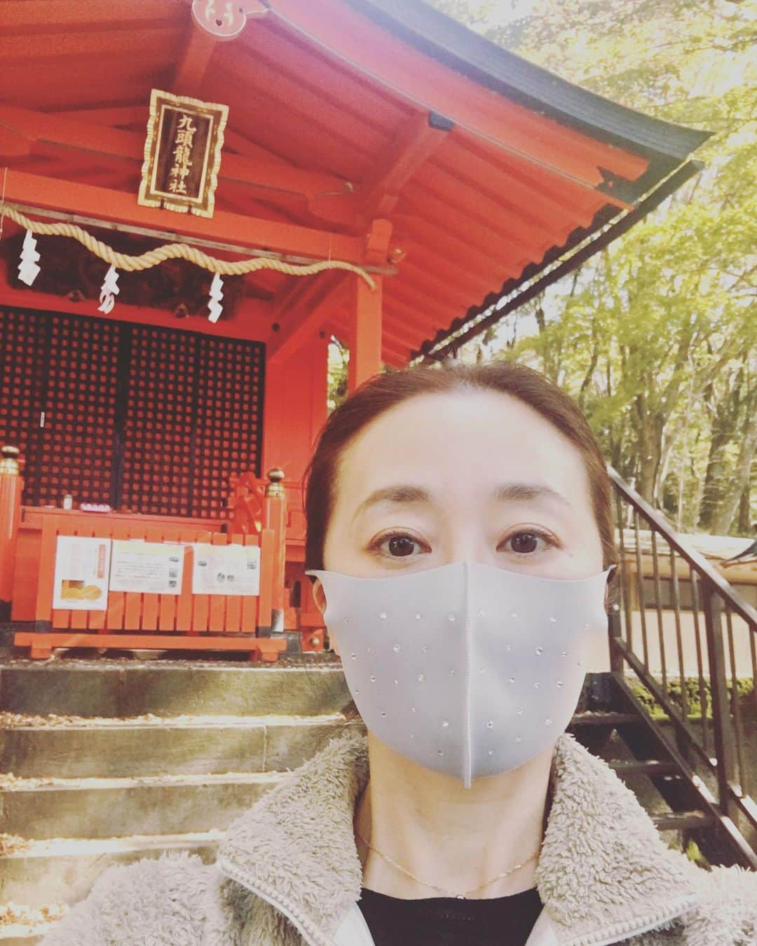 千紘れいかのインスタグラム：「ちょっと遠出🚗  #おでかけ #自然満喫」