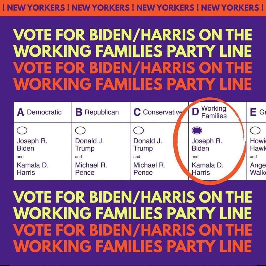 トーマス・サドスキーさんのインスタグラム写真 - (トーマス・サドスキーInstagram)「NYers!!! Vote Biden/Harris on the Working Families Party line! We need to get at least 130,000 voters to select the @workingfamilies party in order for this absolutely vital 3rd party to maintain future ballot status.  @workingfamilies is an essential voice in NY politics. Let’s keep them around.」10月29日 12時42分 - thomas_sadoski