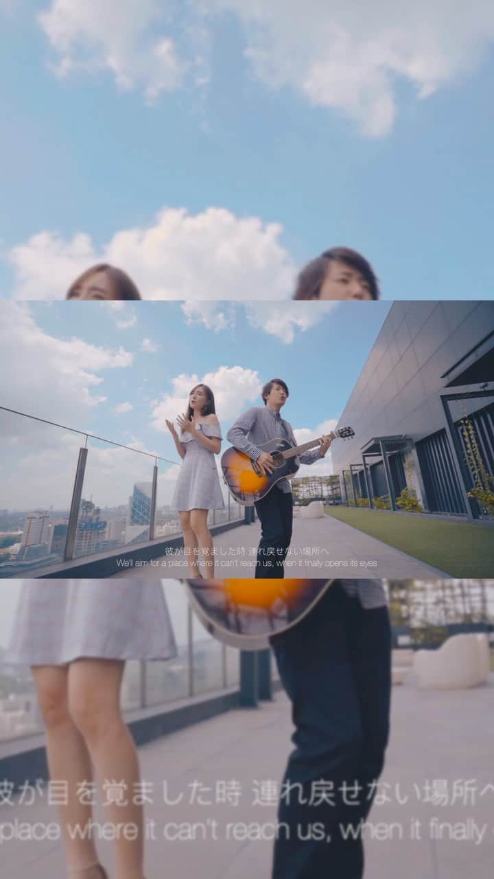 STEPHY YIWENのインスタグラム：「Full video on YouTube - StephyYiwen ❤️ #なんでもないや  #グランドエスケープ #君の名は #天気の子 . . 因為想要存入IGTV  所以Throwback一下😘」