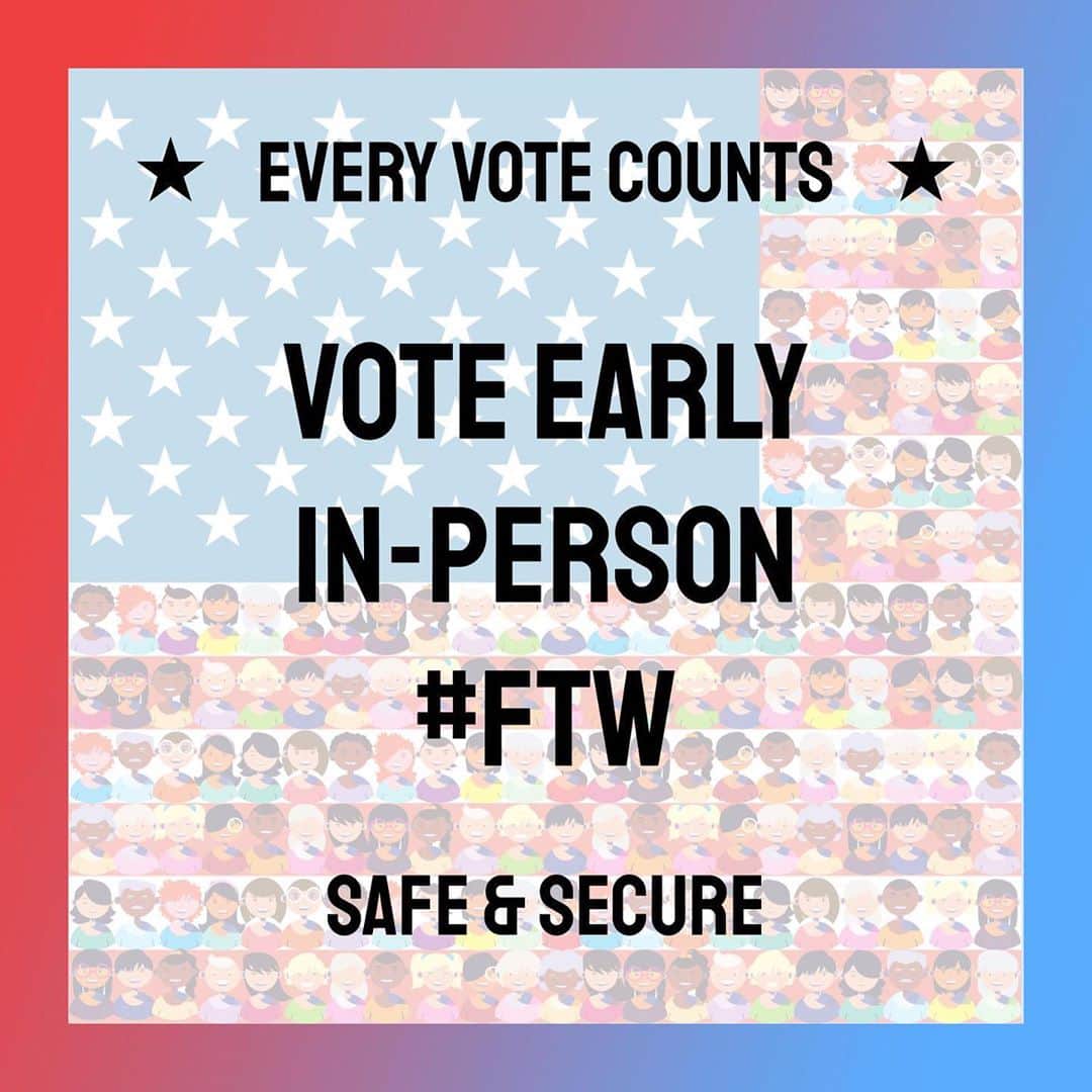 ジェリー・ライアンのインスタグラム：「We Can Do This!!! Get out there and vote NOW! 6 days until this election is over! Don't wait until the last minute to make sure your voice is heard.  #everyvotecounts #protectyourvote #ftw #voteearly」
