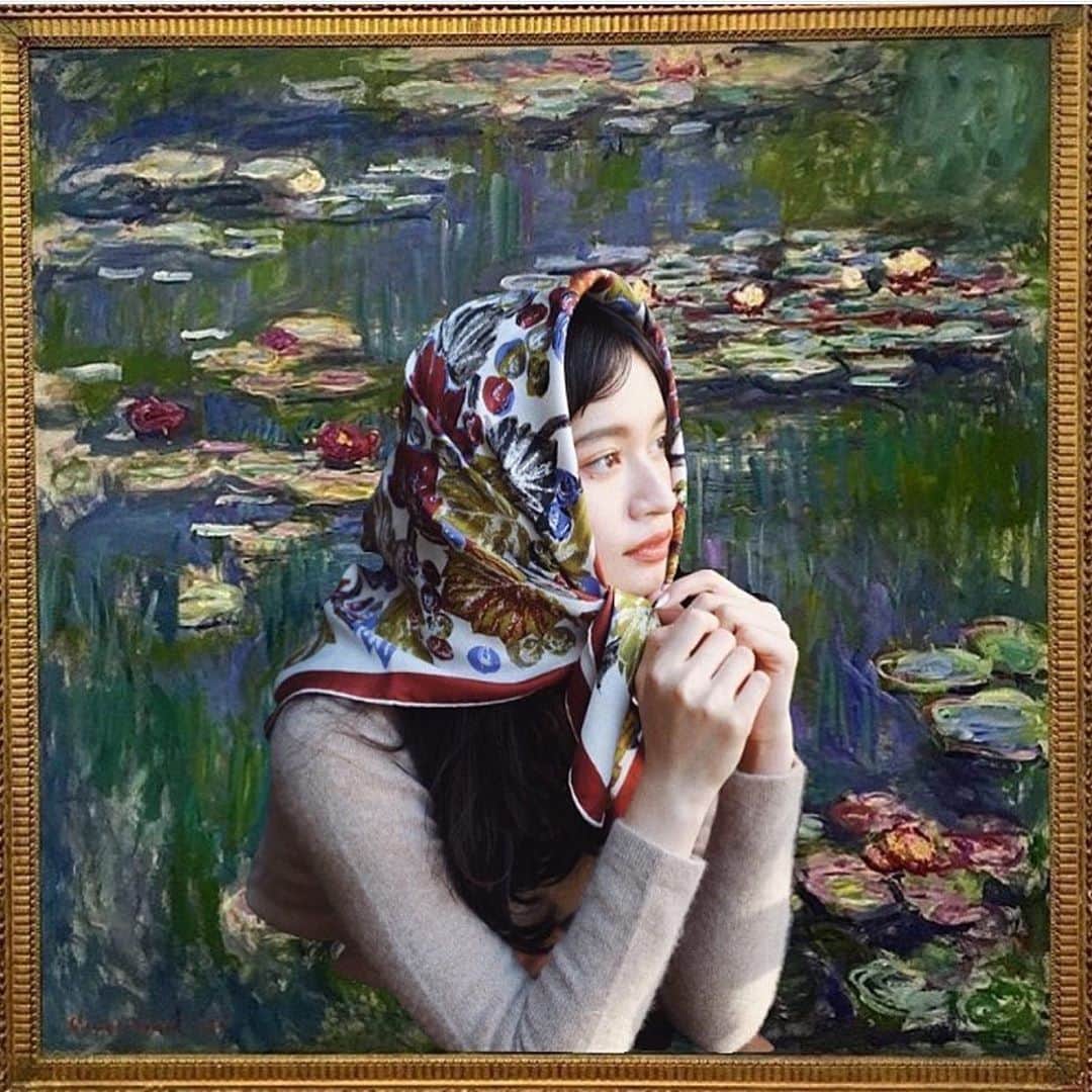 shihori.kathleenのインスタグラム：「🌿💐🌿💐🌿🌿 こんな和やかな日には そろそろ美術館にも行きたくなる そして眩いばかりのあの睡蓮の庭を思い出す  作ってもらったやつ🦆」
