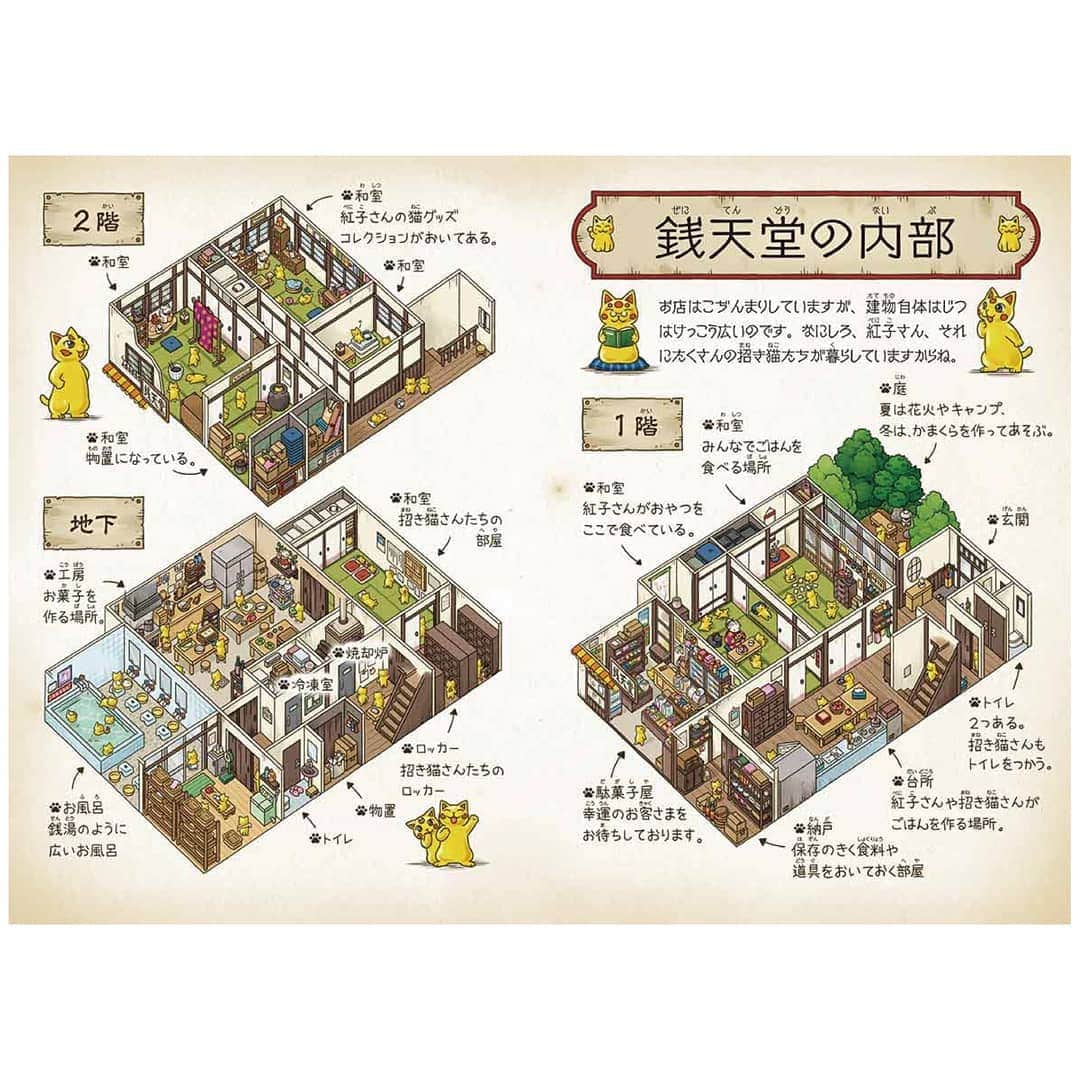 偕成社さんのインスタグラム写真 - (偕成社Instagram)「【速報・1月新刊予告！】「銭天堂」公式ハンドブック『ふしぎ駄菓子屋 銭天堂にようこそ』発売！﻿ ﻿ 来年1月、現在テレビアニメも放送中の「銭天堂」シリーズの公式ハンドブック『ふしぎ駄菓子屋銭天堂にようこそ』を刊行します！﻿ ﻿ 本編でも明かされていない、「銭天堂」の建物内部の図や、詳しい説明つきの「ふしぎ駄菓子図鑑」などが載った、ファン必携の一冊。﻿ ﻿ ほか、アニメのエンディングでもかわいい姿をみせてくれている、金の招き猫さんたちの4コマ漫画や座談会、「銭天堂」シリーズ誕生の元になった小説の再録や、書き下ろしの短編も収録。見どころがたくさんありますので、ぜひチェックしてくださいね！﻿ Amazonでのご予約もスタートしています◎「銭天堂にようこそ」で検索してみてくださいね。﻿ ﻿ #ふしぎ駄菓子屋銭天堂にようこそ #ふしぎ駄菓子屋銭天堂 #銭天堂 #廣嶋玲子 #jyajya #アニメ #アニメ放送中 #小学生女子 #小学生男子 #Eテレ #偕成社 #kaiseisha #公式アカウント #絵本 #児童書 #読み物 #児童文学」10月29日 13時55分 - kaiseisha_pr