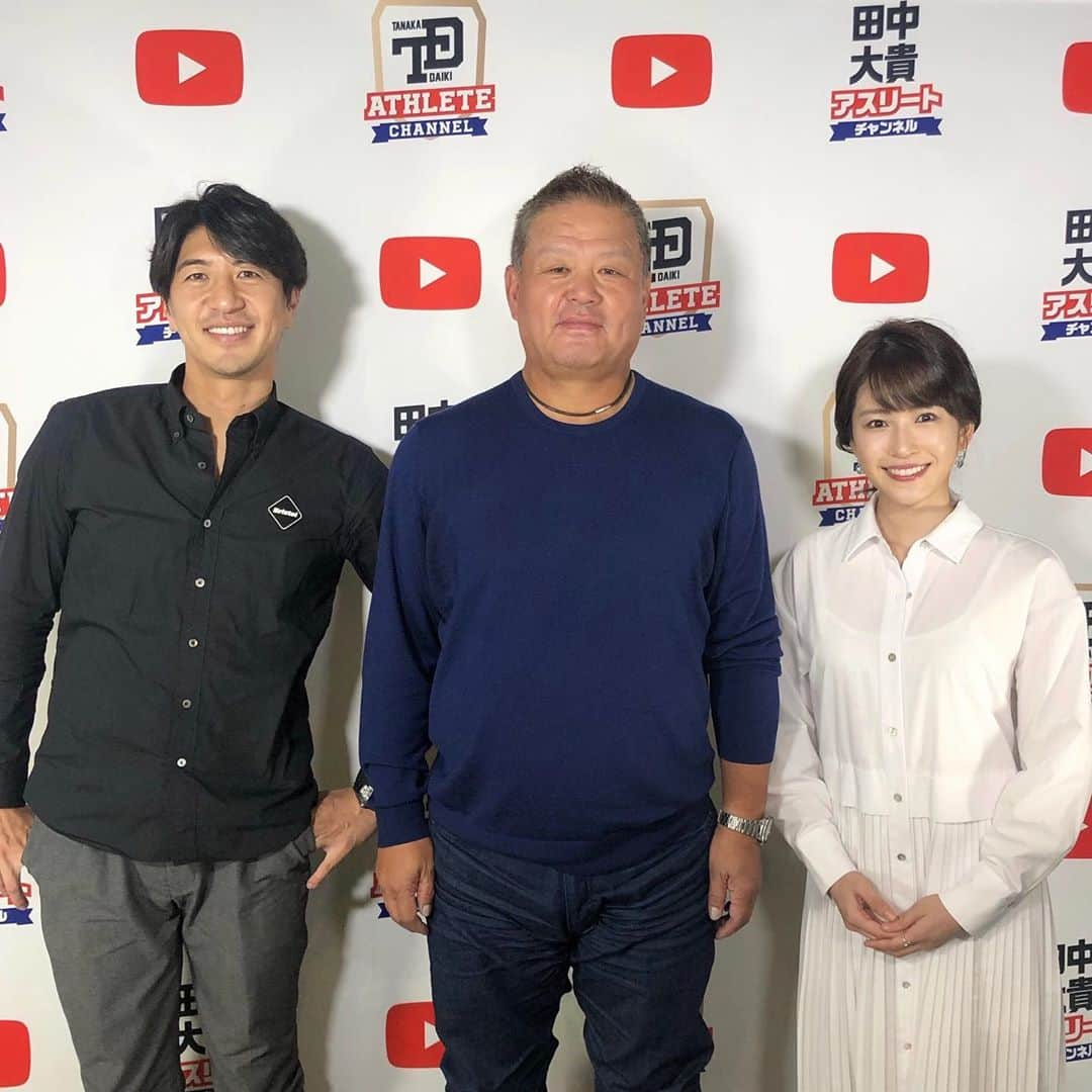 神田れいみさんのインスタグラム写真 - (神田れいみInstagram)「⚾️﻿ ﻿ 田中大貴アナの youtubeチャンネル @dt.athletechannel  にアシスタントとして参加させて頂きました❗️ ﻿ #金村義明 さんのお話が面白すぎて﻿ 明日は お腹が筋肉痛だと思います🤣笑﻿ たくさんの裏話と笑いを、ありがとうございました✨ ﻿ 公開されたらまたお伝えしますね⚾️💙」10月29日 13時57分 - kandareimi