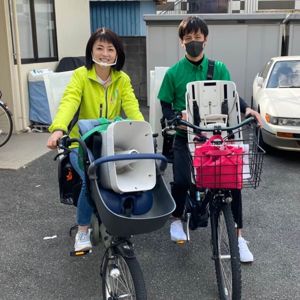 佐々木梨絵さんのインスタグラム写真 - (佐々木梨絵Instagram)「自転車隊📣🚴‍♀💨️🚴‍♂️💨  #大阪都構想 で 🟢区役所はなくなりません！（窓口サービスはそのまま） 🟢敬老パスはなくなりません❗️ 🟢水道料金は上がりません❗️ 🟢住民税は上がりません❗️  ⭐️児童相談所が1つ→4つに✨ ⭐️保健所が1つ→4つに✨ ⭐️教育委員会が1つ→4つに✨ ⭐️特別区できめ細やかに‼️  #大阪都構想に賛成  #都構想 #住民投票 #デマ注意報発令中  #私は大阪都構想に賛成します  #だから私は大阪都構想  #大阪はひとつになって強くなる」10月29日 14時30分 - sasaki__rie