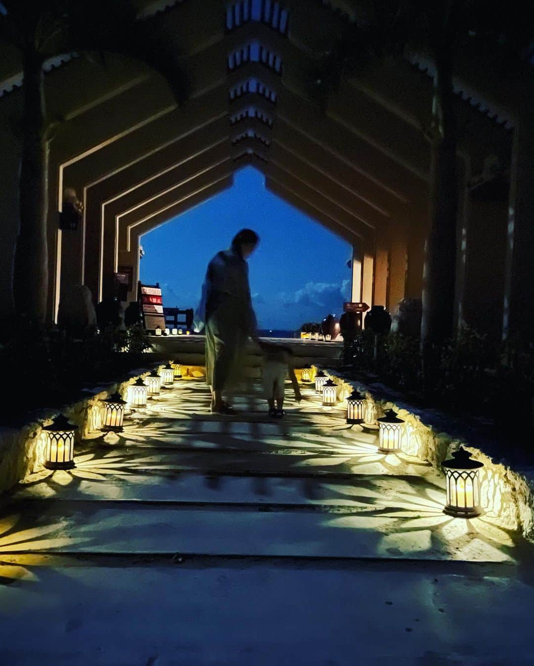 氷浦紫さんのインスタグラム写真 - (氷浦紫Instagram)「ご飯の後、海までドライブしてきたよ。星も見えるし、昼とはまた違う雰囲気で素敵だった。   #夜の海#Flower#はいむるぶしビーチ#夜の散歩#小浜島#」10月29日 16時16分 - yukalihiula