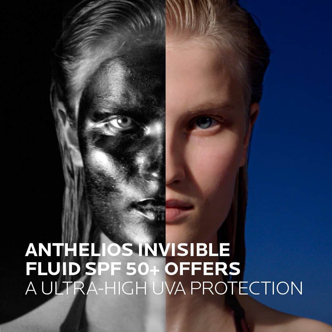 La Roche-Posayさんのインスタグラム写真 - (La Roche-PosayInstagram)「Your skin can be affected by the sun all the year round even if it's cloudy. Anthelios Invisible Fluid SPF 50+ prevents damage caused by both UVA and UVB rays. Its Netlock technology makes the texture invisible, non-greasy and highly resistant to water and sweat. That's why we are the N°1 dermocosmetic suncare brand worldwide. Remember to reapply sunscreen frequently during the day and be sure that your skin is protected.   All languages spoken here! Feel free to talk to us at any time. #larocheposay #anthelios #sunprotection Global official page from La Roche-Posay, France」10月30日 2時01分 - larocheposay