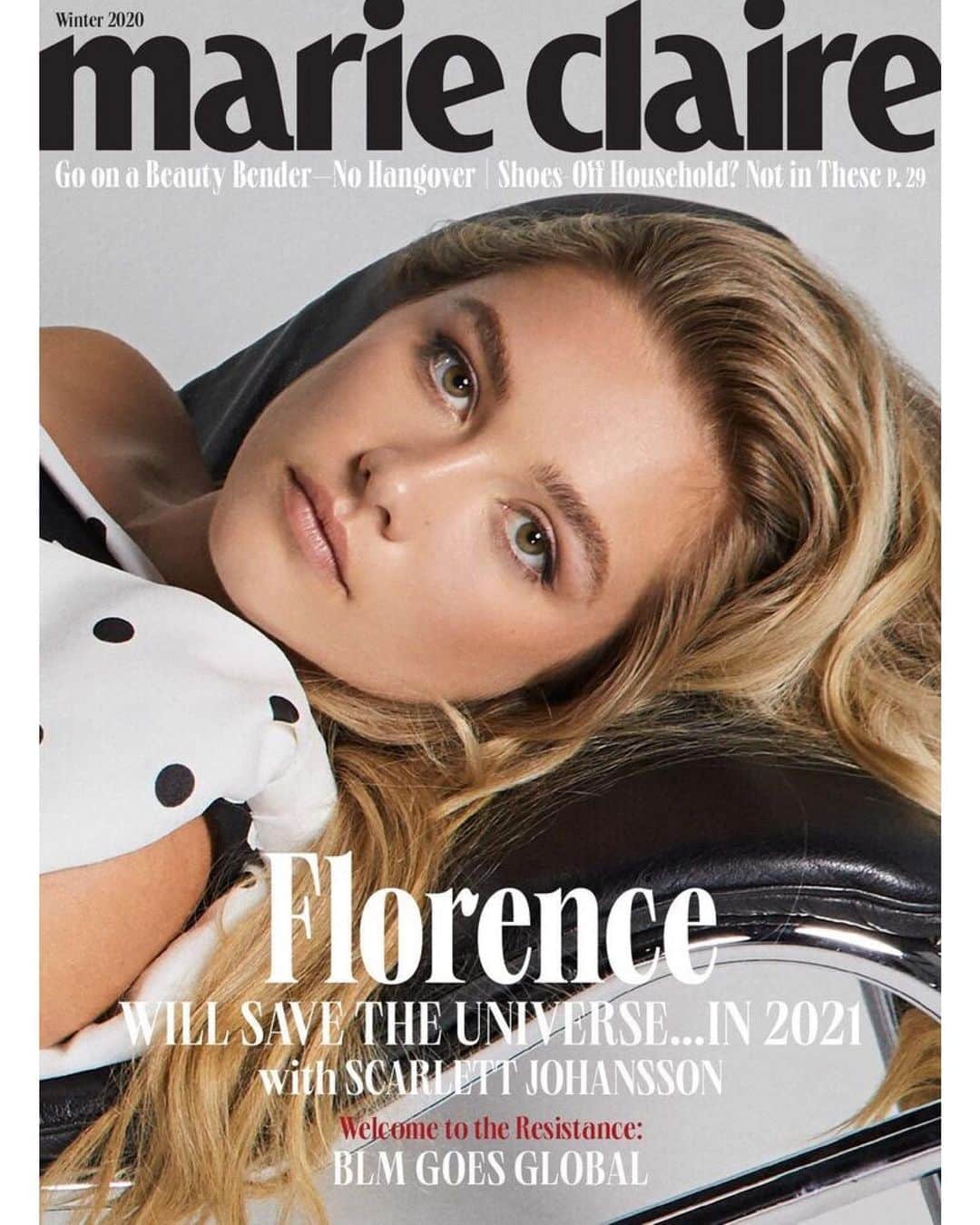 Marvel Entertainmentさんのインスタグラム写真 - (Marvel EntertainmentInstagram)「Here’s the brand new @MarieClaireMag cover that features Scarlett Johansson and Florence Pugh for Marvel Studios' #BlackWidow! For more, go to MarieClaire.com.」10月30日 2時14分 - marvel
