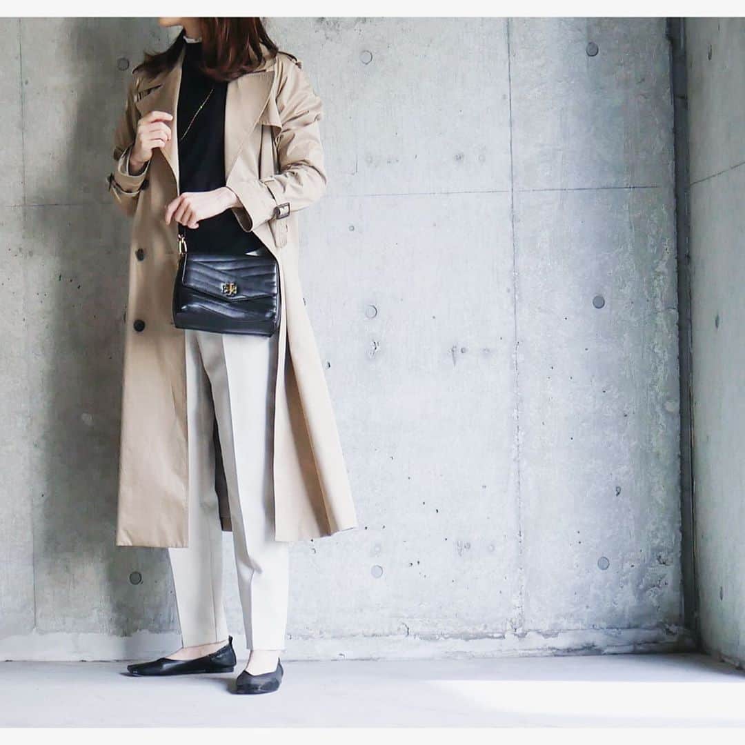 htrkmkのインスタグラム：「【複数買いも納得なZARAパンツ】  ╭☞イラスト解説はswipe╭☞  Instagramでオシャレな方が複数買いしてるzaraのパンツ、やっと見に行けたけど確かにこれは良いー😍  細身じゃなくても、ZARAはサイズが豊富で…かなり大きいサイズまであるので下半身ぽちゃでも助かります♡  コーデ詳細は @htrkmk ブログまで  ***  #ザラジョ #zaraコーデ  #ザラコーデ  #ZARAパンツ #ハイウエストパンツ #下半身デブ  #トレンチコート #deuxiemeclasse  #トリーバーチ  #トリーバーチバッグ  #toryburch  #zara  #スクエアトゥ  #きれいめカジュアル  #シンプルコーデ #きれいめコーデ  #通勤コーデ  #アラサーコーデ  #30代ファッション  #30代コーデ」