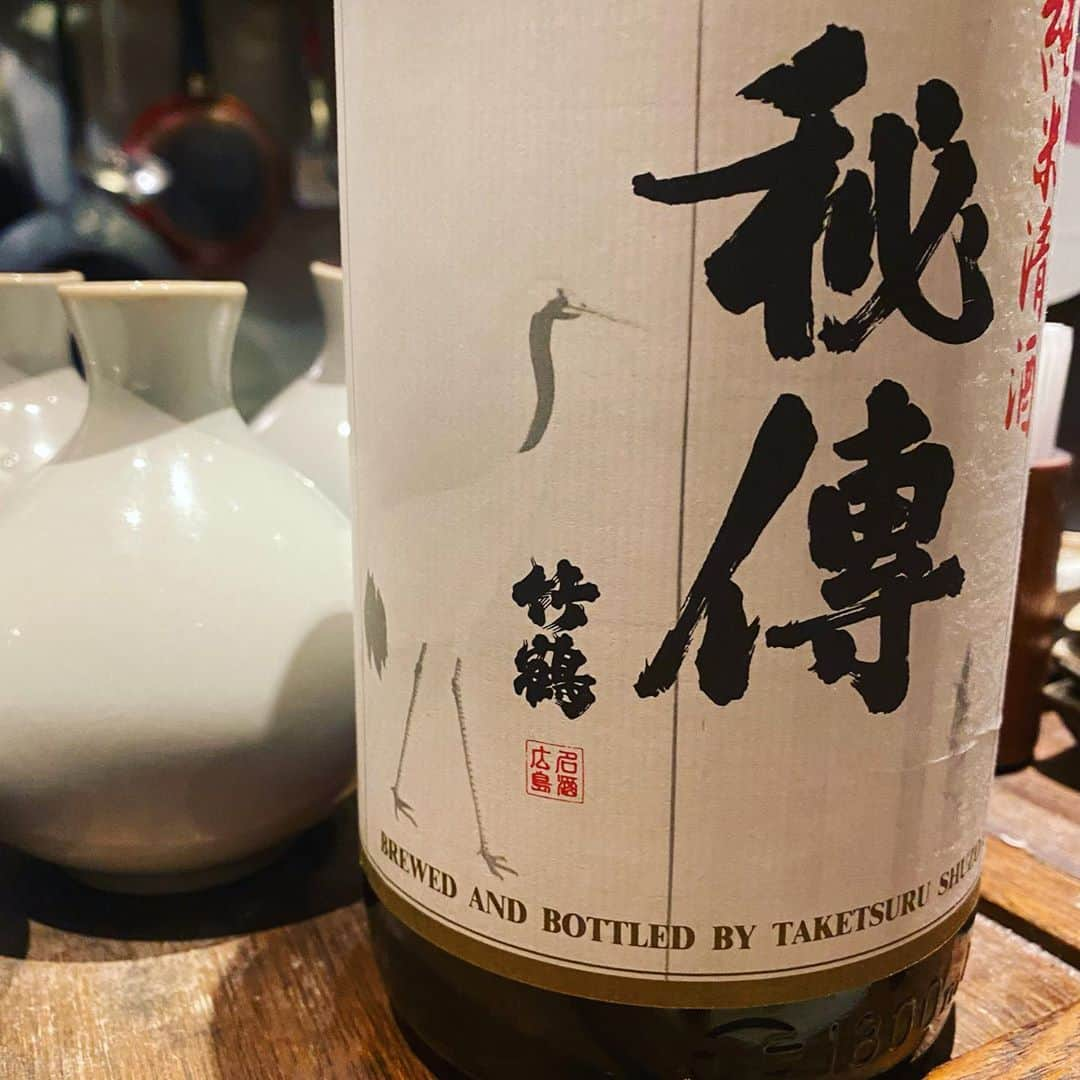 TOGGYさんのインスタグラム写真 - (TOGGYInstagram)「竹鶴「秘傳」ぬる燗で🍶  横山大観画伯」10月29日 19時59分 - dj_toggy