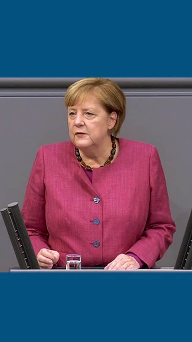 アンゲラ・メルケルのインスタグラム：「Kanzlerin Merkel zu den neuen, von Bund und Ländern beschlossenen Corona-Maßnahmen: „Freiheit ist nicht, jeder tut, was er will, sondern Freiheit ist gerade jetzt Verantwortung, Verantwortung für sich selbst, für die eigene Familie, die Menschen am Arbeitsplatz und darüber hinaus für uns alle.」