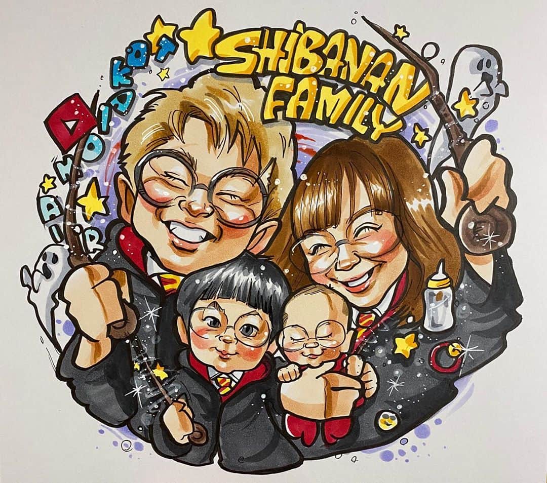 似顔絵★𝗚𝗢𝗥𝗜𝗞𝗜𝗡𝗚のインスタグラム