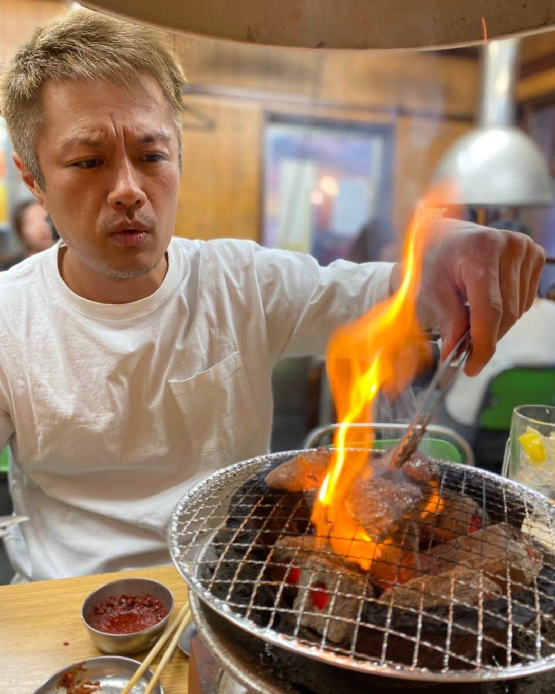 のインスタグラム：「なんか普通でした🐷 #久しぶりの焼肉 #meatlover  #foodporn #yakiniku  #instagood」