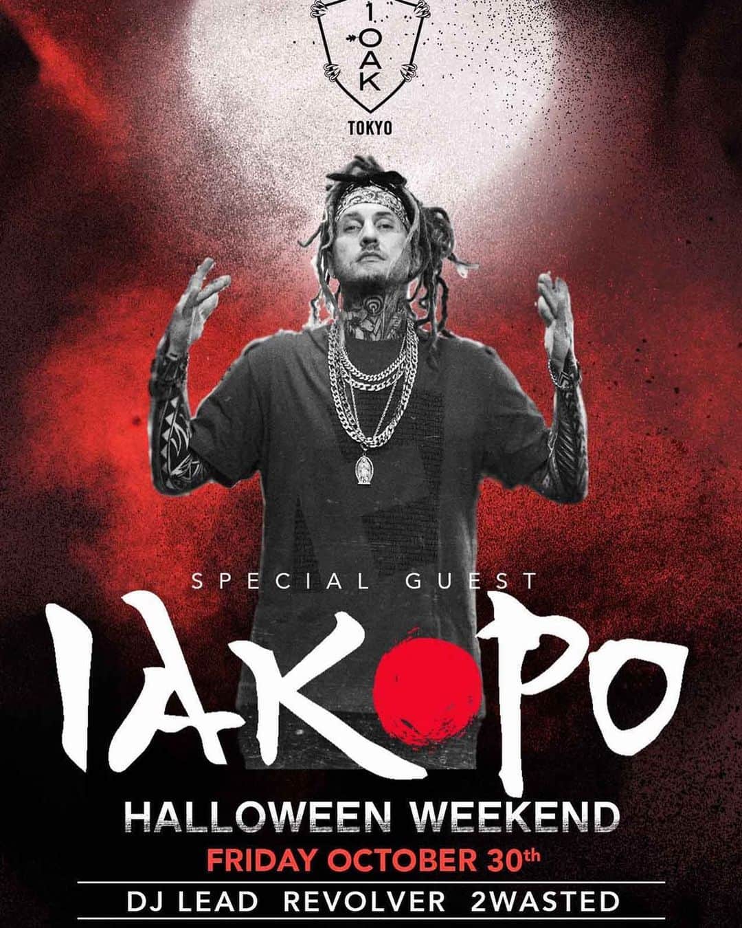 のインスタグラム：「Tokyo Tomorrow Night ‼️🔥🔥🔥🔥🔥 @1oaktokyo  #TOKYO   #1oak #tokyo #japan #iakopo」