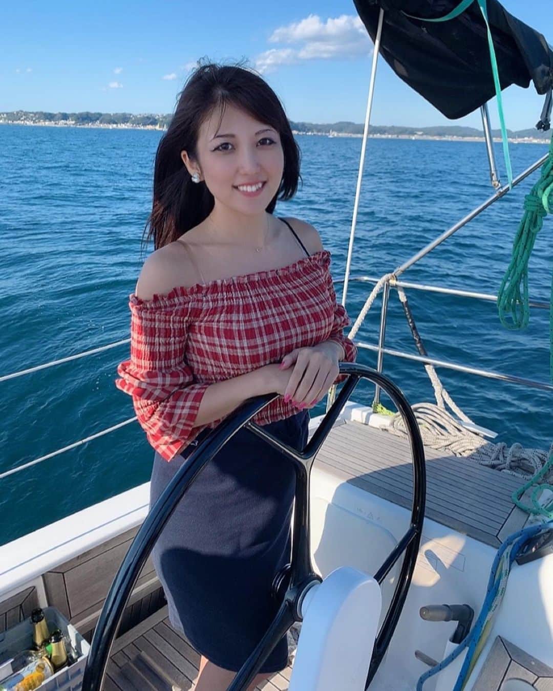 神谷麻美さんのインスタグラム写真 - (神谷麻美Instagram)「#海風 ❤💙🤍⚓️❤💙🤍」10月29日 21時43分 - asamice428