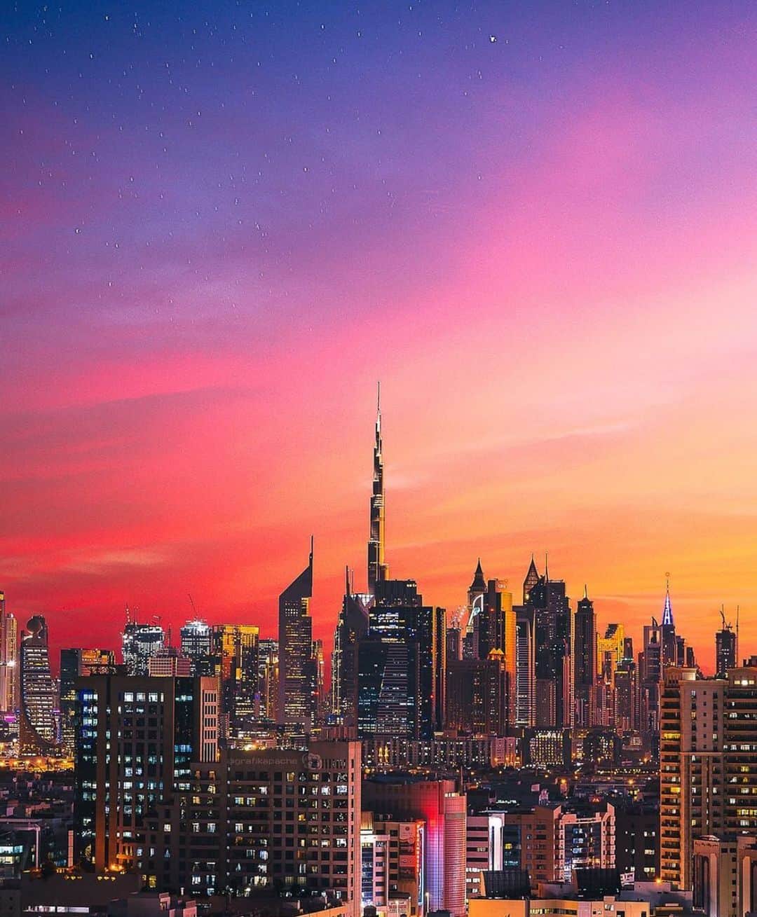 ドバイさんのインスタグラム写真 - (ドバイInstagram)「Winter Sunset #Dubai #دبي 📷:@grafikapache」10月29日 22時39分 - dubai