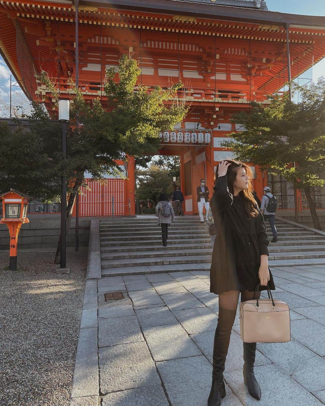 九里聖莉奈のインスタグラム：「.﻿ ﻿ Kyoto.﻿ ﻿ #kuriseri #kyoto  ﻿」