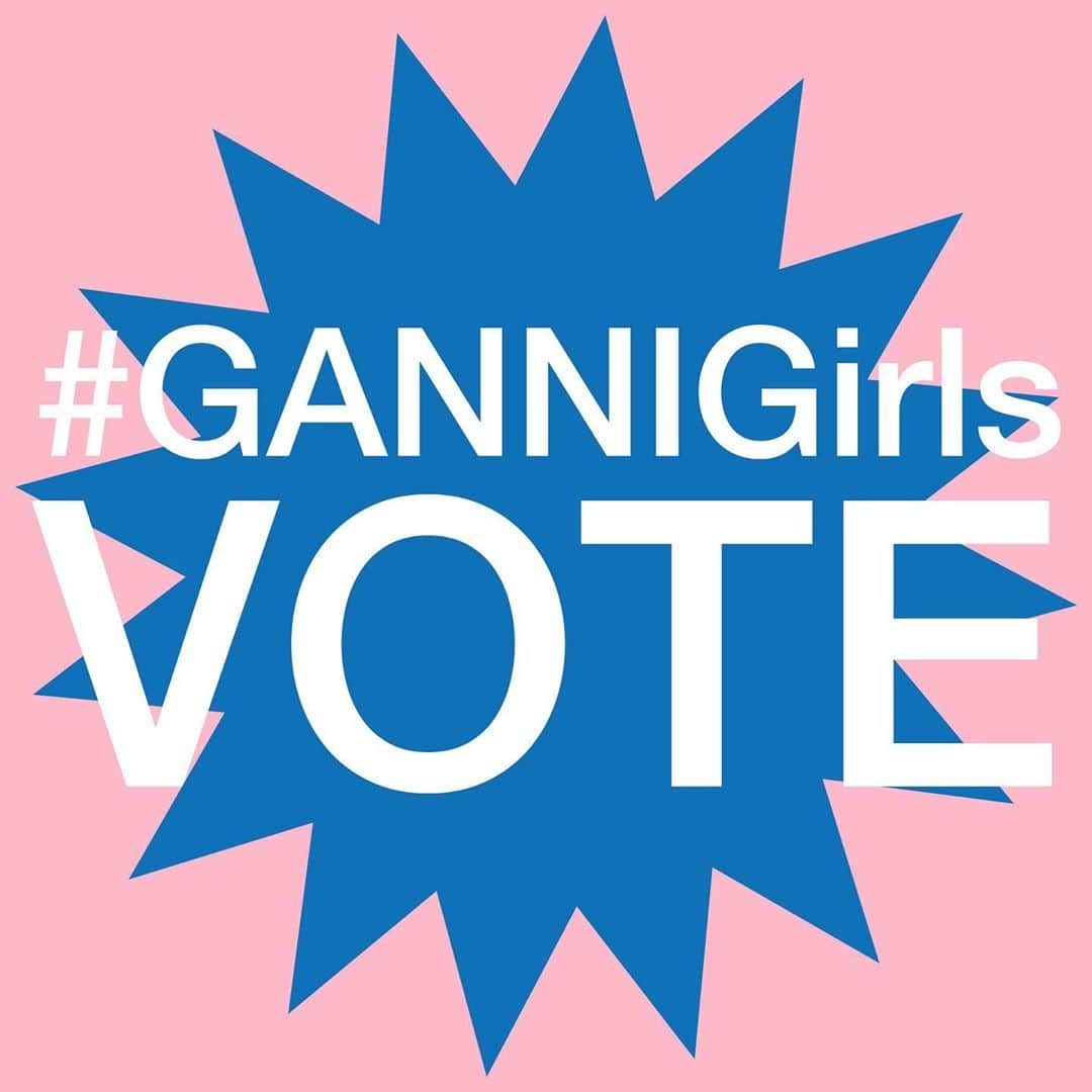 ガンニさんのインスタグラム写真 - (ガンニInstagram)「#GANNIGirlsVote  There's only 4 days left until election day Nov 3, 2020... This year's election is more important than ever –  so we wanted to give you even more of an incentive to make your voice heard.   Win $2K to spend at GANNI.com 🍀🍀🍀  All you need to do is*:  1) Upload your voting day #GANNI looks on Instagram  2) Make sure you're wearing your “I VOTED" sticker  3) Finish this caption to tell us why you voted "I voted because..." & don't forget to include the hashtag #GANNIGirlsVote   Let's do this ✌️   For more crucial voter information and to check your voter registration status, head to vote.org  See Ts&Cs below:   * 1. By entering this #GANNIGirlsvote Giveaway ("Giveaway") you confirm that you have read and agree to be bound by these T&Cs. 2. The Giveaway is eligible for all customers of legal age who are registered to vote within the United States. 3. To enter the Giveaway, you must (i) upload your voting day #GANNI looks on Instagram in your feed (ii) with your "I VOTED" sticker, (iii) finish this caption to tell us why you voted: "I voted because..." (iv), include the hashtag #GANNIGirlsVote and (v) wear at least one (1) GANNI item. 4. You can only participate in the Giveaway once. Incomplete, illegible, misdirected or late entries are not valid. 5. No purchase necessary to enter this Giveaway. 6. One (1) winner will be chosen randomly to win a gift card of $2,000 to spend on www.ganni.com for delivery within the United States. The gift card can also be used in any of our physical stores in the US. This gift card is non-refundable, non-transferable and non-exchangeable and there is no cash alternative offered.  The gift card will not expire. PLEASE NOTE THAT THE GIFT CARD WILL BE ISSUED IN USD ($) ONLY AND CAN ONLY BE USED FOR PURCHASES IN THIS CURRENCY. THIS MEANS THAT YOUR CHOSEN DELIVERY ADDRESS NEEDS TO BE WITHIN THE UNITED STATES. 8. The winner will be chosen on or before Nov 30th 2020 and contacted via Instagram. 9. Please check our Privacy Policy for more details on what we do with your information.  #GANNI」10月30日 0時34分 - ganni