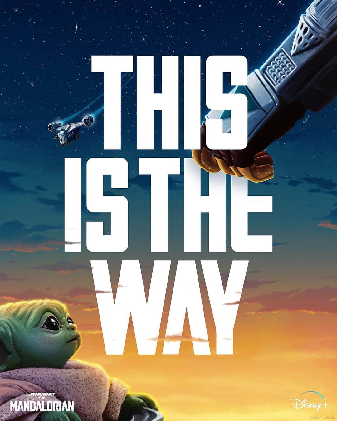 スター・ウォーズさんのインスタグラム写真 - (スター・ウォーズInstagram)「This is the Way. The new season of #TheMandalorian is streaming tomorrow on #DisneyPlus.」10月30日 0時53分 - starwars