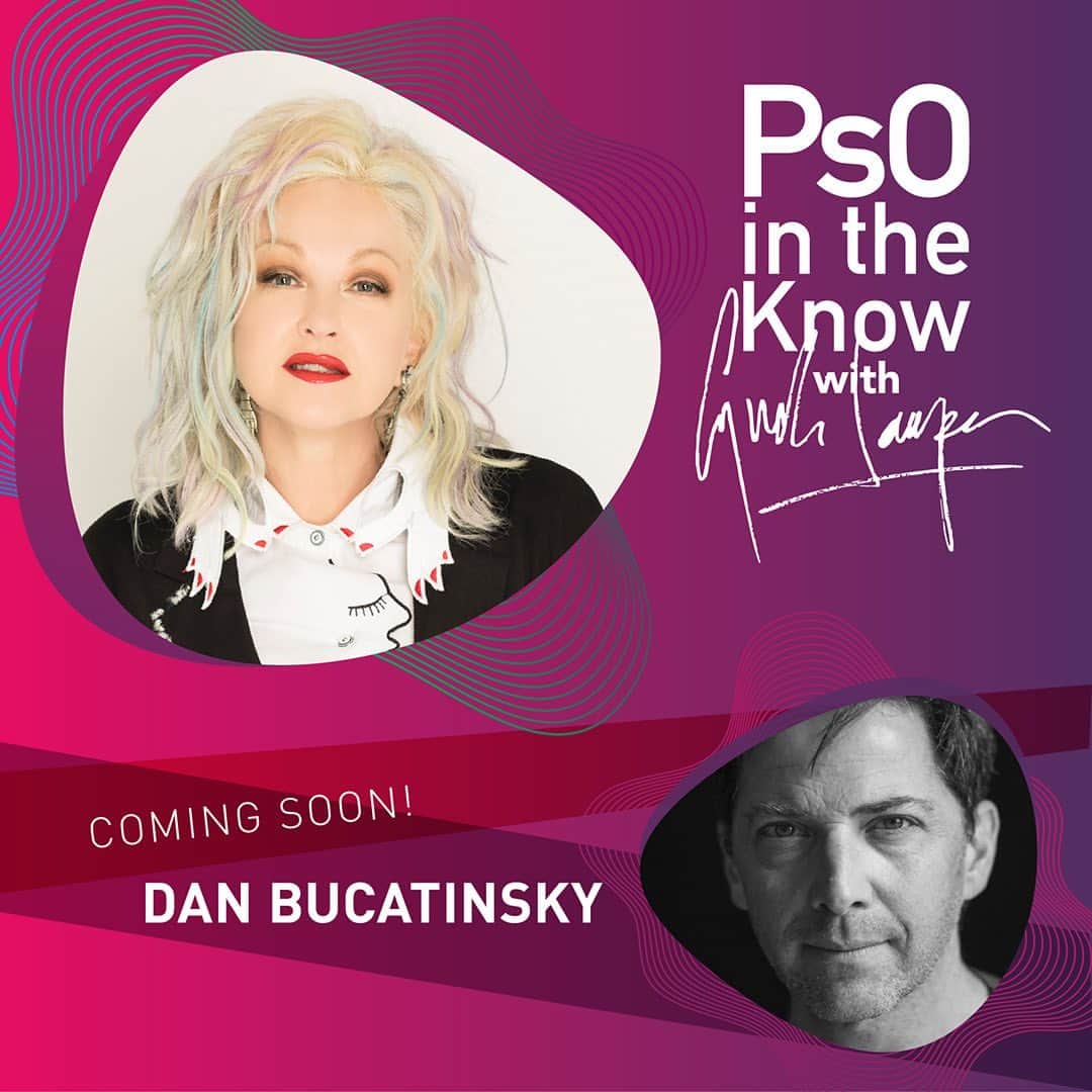 ダン・ブカティンスキーのインスタグラム：「Here’s an itch I’ve always wanted to scratch! I get to chat with the amazing @CyndiLauper in her podcast series #PsOintheKnow about living with #psoriasis. My episode is coming soon at PsOintheKnow.com or where you get your favorite podcasts. #WorldPsoriasisDay #Partner」