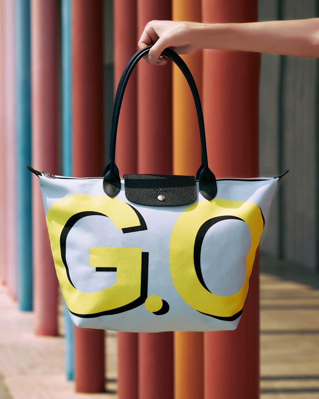 のインスタグラム：「G.O. As in GO monogram your own #MYPLIAGE bag.  #LongchampLePliage #Longchamp」