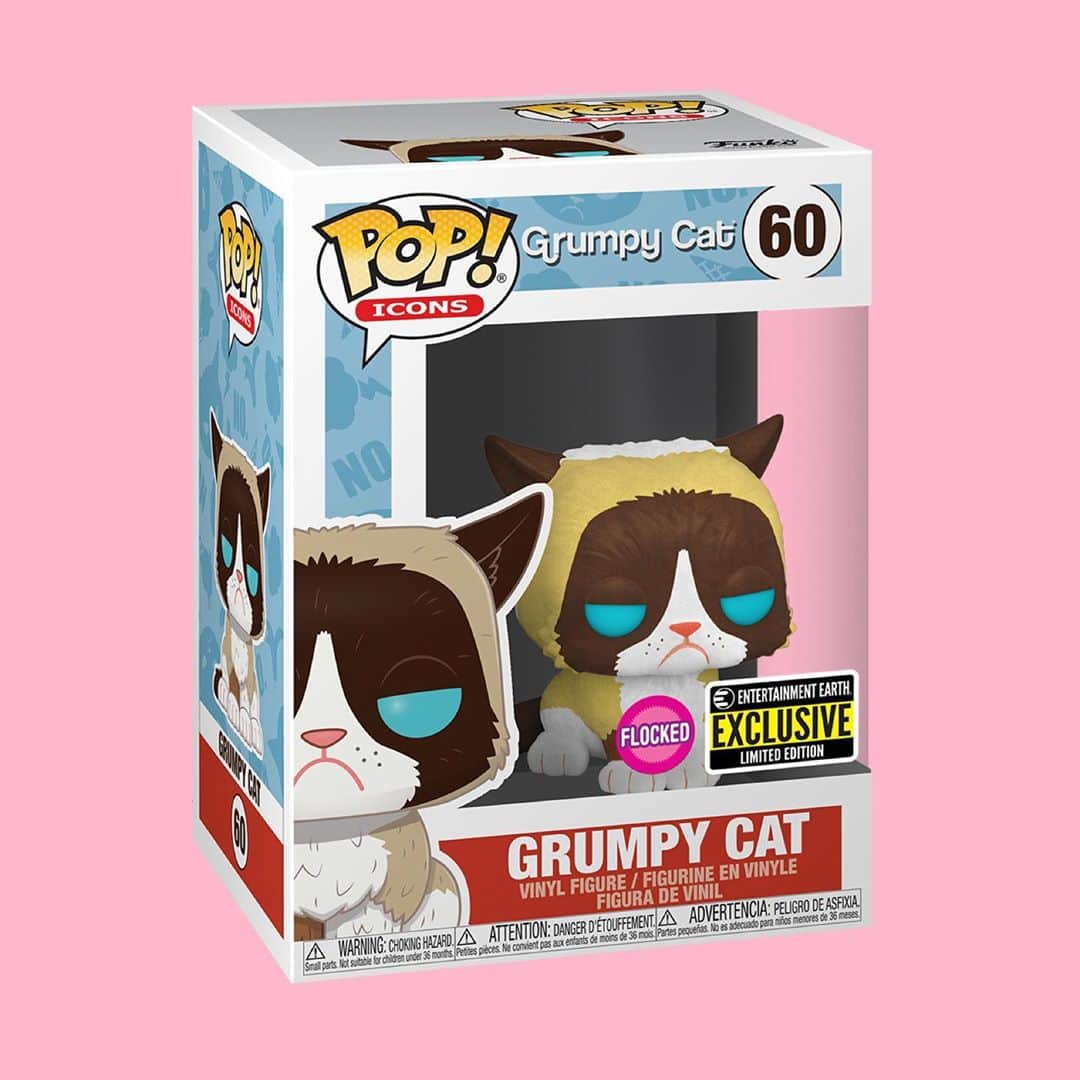 Grumpy Catさんのインスタグラム写真 - (Grumpy CatInstagram)「😾 Happy #NationalCatDay! Coming soon: Funko Pop! Icons: Grumpy Cat 🐾. Pre-order yours now! http://grumpy.cat/FunkoPop (Link in Bio) #Funko #FunkoPop #Pop #GrumpyCat #catsofinstagram」10月30日 1時17分 - realgrumpycat