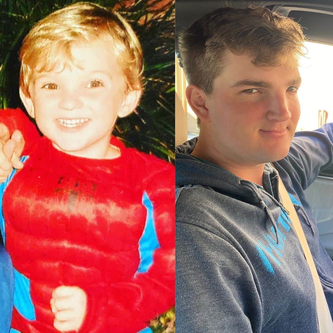 ヘザー・マクドナルドのインスタグラム：「My son Drake is 18 today! I am so lucky to have such a funny, smart, helpful son who has never cared how much I have talked about him in my stand up act or exploited him on social media. He drives me when I’m buzzed and is tall enough to reach anything. I suggest everyone try to make one of these. I love you Drake and am so excited for your future. #happybirthdaydrake #boymom」