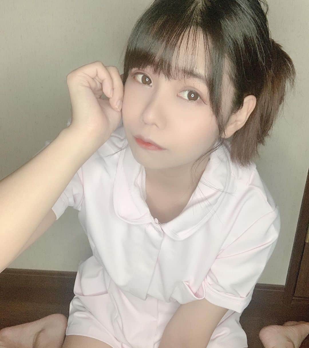 一木望未のインスタグラム：「﻿ やっとこっち見てくれましたね。﻿ ﻿ #一木望未 #みみぴょん #明日はハロウィン #撮影会 #NEWコスプレ #お楽しみに #SEVEN4 #アイドル #コスプレ #本物の #ナース服」