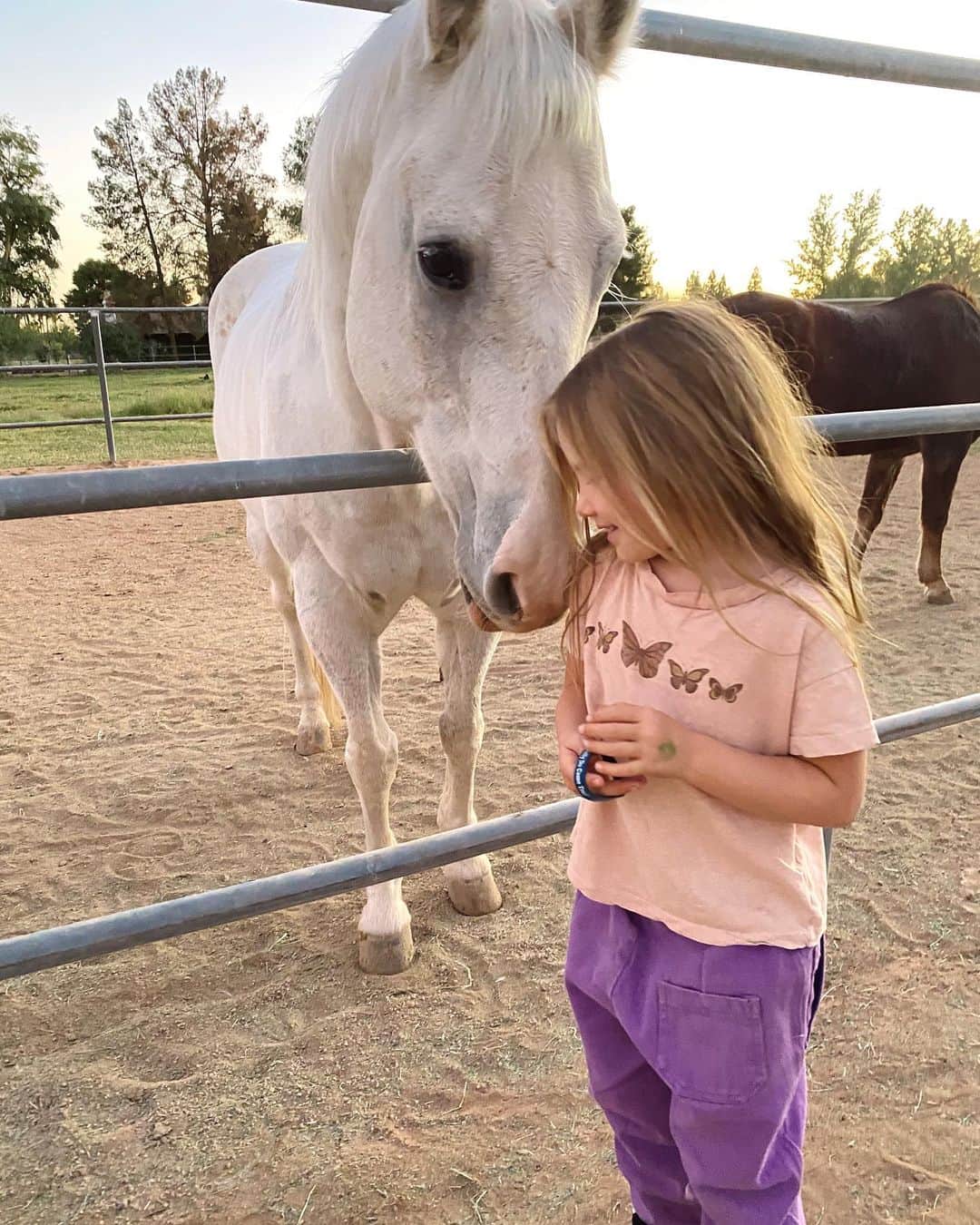 Amber Fillerup Clarkさんのインスタグラム写真 - (Amber Fillerup ClarkInstagram)「She never wants to leave the horses after her lessons 💓」10月30日 11時46分 - amberfillerup