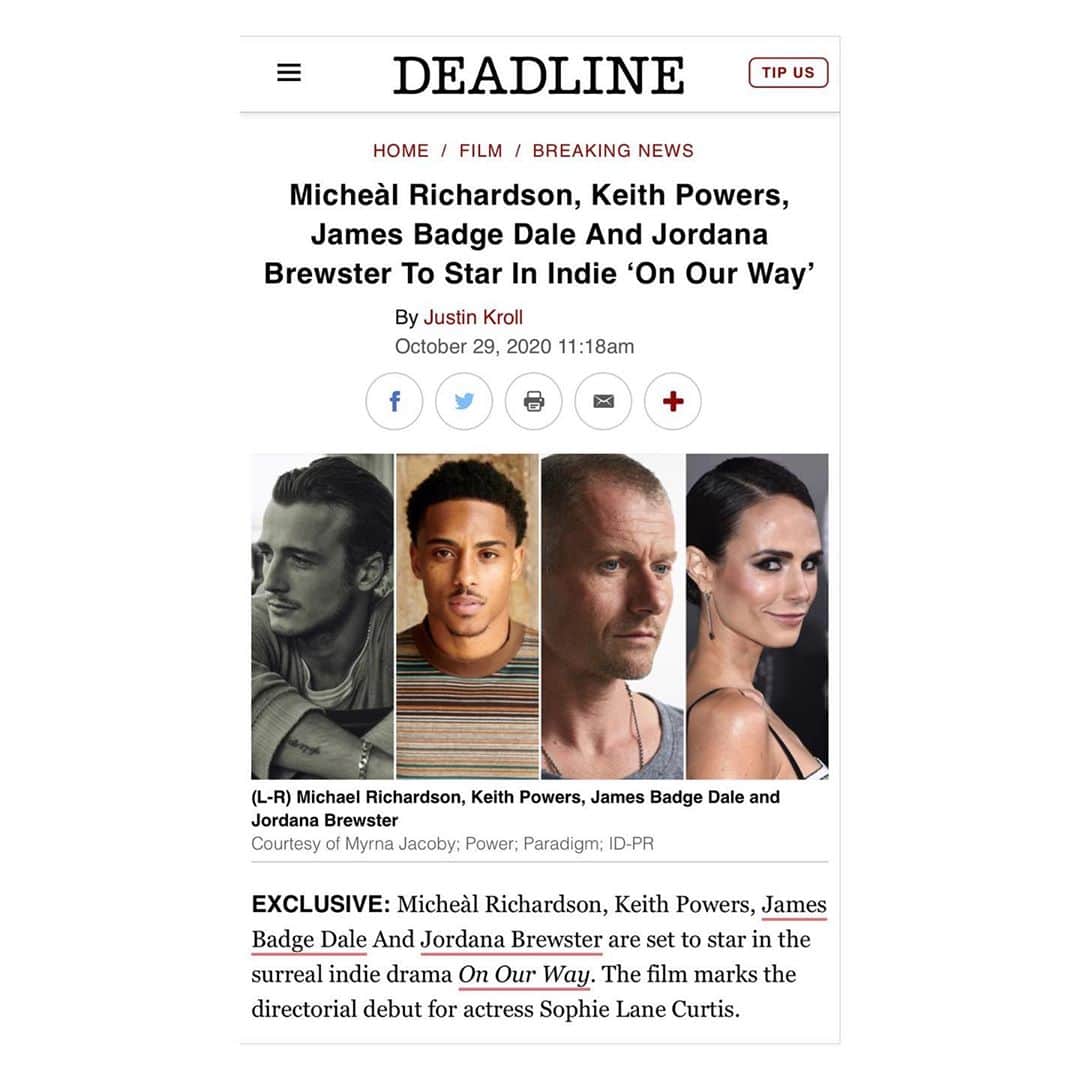 キース・パワーズのインスタグラム：「Such a blessing working with individuals who want to work with you. That’s what I’m focused on these days. Thank you for the opportunity. I really appreciate our wonderful cast, crew and producers. Thank you all. #OnOurWay 🙏🏿❤️🎥」