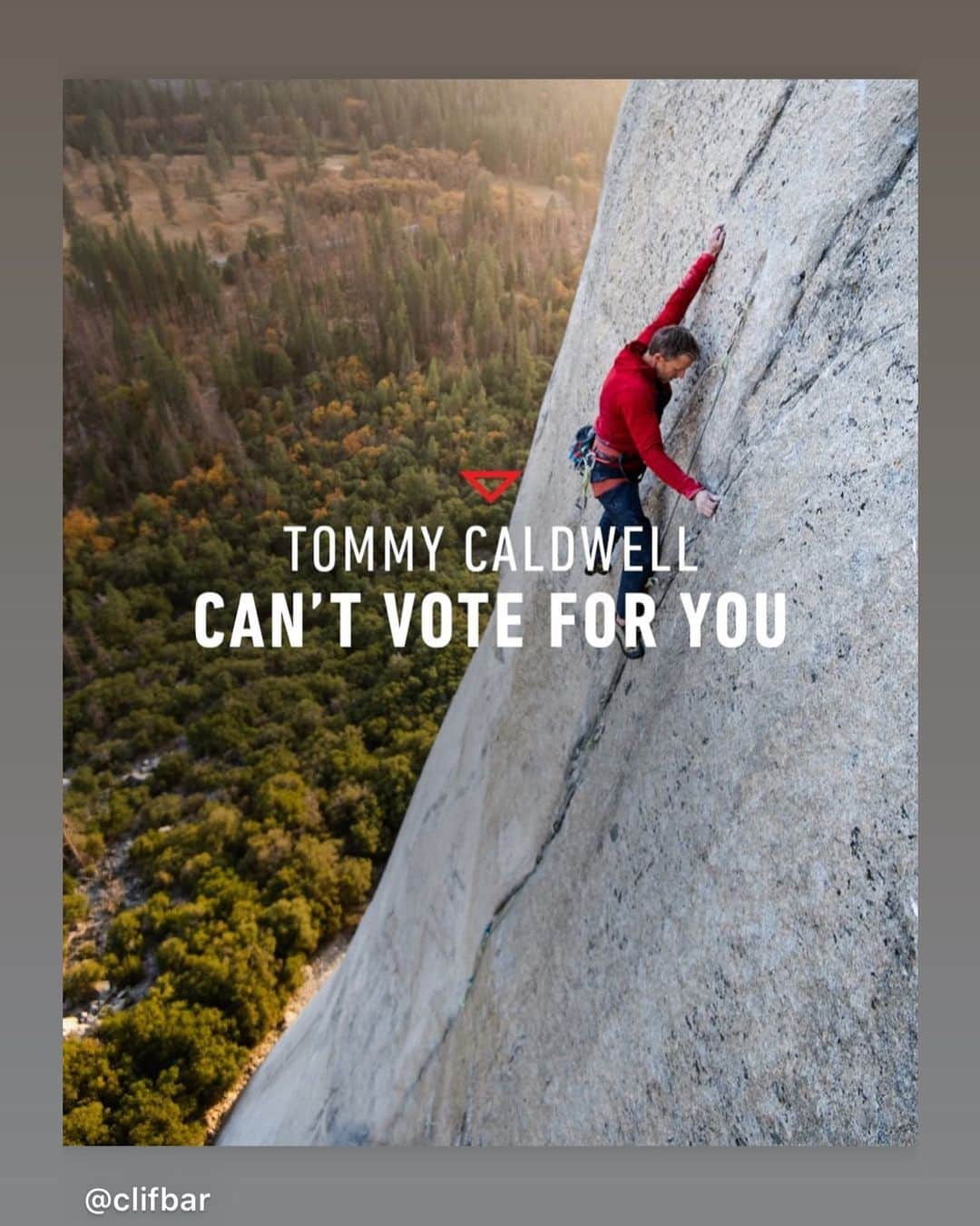 トミー・コールドウェルのインスタグラム：「I’m feeling pretty excited about the engagement in this years election. The outdoor community has truly stepped up. Everyone I know has either already voted or has a plan to. Call your friends and relatives. Throw zoom parties. Remind everyone you know. Don’t  let your guard down yet.」