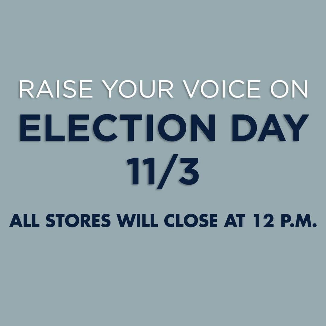 CosmoProf Beautyさんのインスタグラム写真 - (CosmoProf BeautyInstagram)「We encourage EVERYONE to vote, including our store associates.⁣ ⁣ To ensure every associate has the opportunity to vote this election, U.S. Cosmo Prof stores will temporarily close at 12 p.m. on Election Day, November 3rd. Normal business hours will resume on Wednesday, November 4th. ⁣ Our online store www.cosmoprofbeauty.com will remain open. ⁣ To deepen our commitment to encourage participation in the voting process, we have joined TIME TO VOTE, a business-led, nonpartisan coalition working to make a culture shift in business. As part of this initiative, we pledge to do our part to make sure employees don’t have to choose between voting and earning a paycheck.⁣ For more information, visit maketimetovote.org.⁣ ⁣ #cosmoprofbeauty #licensedtocreate」10月30日 5時24分 - cosmoprofbeauty
