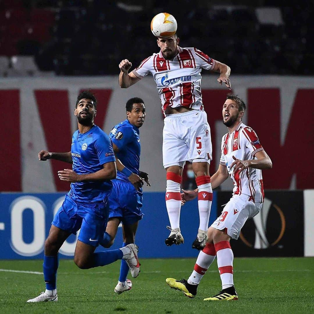 ミロシュ・デゲネクさんのインスタグラム写真 - (ミロシュ・デゲネクInstagram)「Vrlo bitna pobeda. Idemo dalje 🔴⚪️ ⚽️ @europaleague @crvenazvezdafk」10月30日 5時48分 - milosdegenek