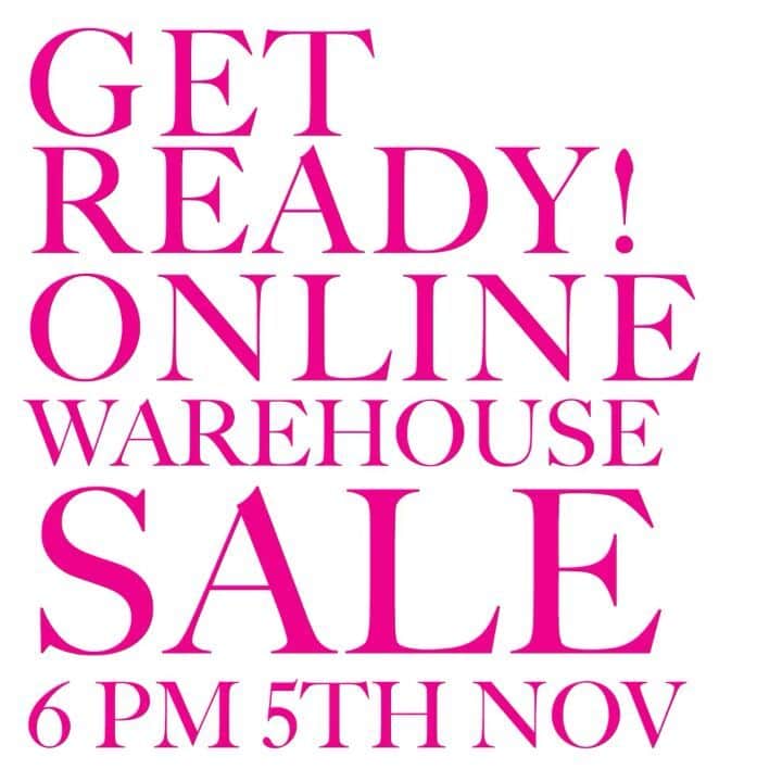 ミーガンパークのインスタグラム：「O N L I N E   W A R E H O U S E   S A L E - Save the date! Our Online Warehouse Sale is back and bigger and better than ever. Starting next Thursday November 5th at 6pm, find past season ready-to-wear, accessories, GIRL & HOME at up to 80% off. Put it in your diaries - you won’t want to miss this! X」