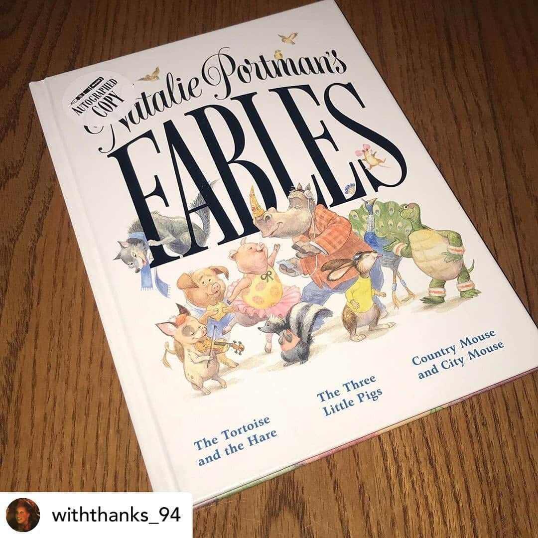 ナタリー・ポートマンさんのインスタグラム写真 - (ナタリー・ポートマンInstagram)「Woke up to the news that Natalie Portman’s Fables is #5 on the NYT Bestseller List for Children’s Picture Books 📚✨ Thank you to everyone who has already ordered! You can’t imagine how meaningful this is to me. I wrote this book full of love and hope for my children and their generation. I hope it’s bringing smiles and love to your families as well.」10月30日 6時04分 - natalieportman