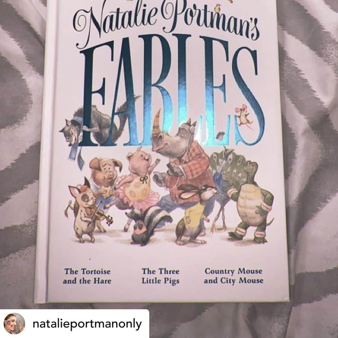 ナタリー・ポートマンさんのインスタグラム写真 - (ナタリー・ポートマンInstagram)「Woke up to the news that Natalie Portman’s Fables is #5 on the NYT Bestseller List for Children’s Picture Books 📚✨ Thank you to everyone who has already ordered! You can’t imagine how meaningful this is to me. I wrote this book full of love and hope for my children and their generation. I hope it’s bringing smiles and love to your families as well.」10月30日 6時04分 - natalieportman