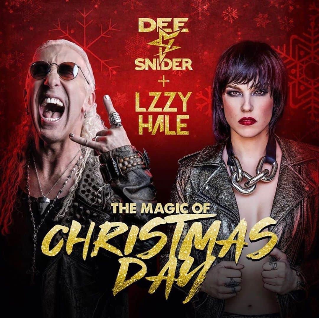 ジー・ヘイルさんのインスタグラム写真 - (ジー・ヘイルInstagram)「I am so incredibly excited about this latest adventure!!! Check it out!  “Dee Snider and HALESTORM's Lzzy Hale have teamed up for their thoroughly rock 'n roll rendition of the Snider-penned holiday classic "The Magic Of Christmas Day". This version features lots of bells, rowdy riffs, and the two iconic vocalists playing off one another for an unforgettable offering. This festive and fiery duet is sure to find itself on repeat on the Christmas playlists of rockers, rollers, and headbangers everywhere this holiday season.  The song will be available at all DSPs on November 13 via BFD/The Orchard.  "Originally written and recorded as a Christmas gift for my wife Suzette with no plan for commercial release, years later 'The Magic Of Christmas Day (God Bless Us Everyone)' was discovered and recorded by Celine Dion for her holiday record 'These Are Special Times', which went on to become the biggest selling holiday album in history — and is the reason we refer to her as 'Saint Celine' in my house. When it was recently suggested that I should finally record this song myself, I knew I needed to bring in a young powerhouse vocalist to not only duet with me, but light a Yuletide fire under my ass! I only knew of one rock vocalist who could deliver on all those fronts, and she did in spades: the incredible Lzzy Hale of HALESTORM!"  Hale weighs in, saying: "If you're ever in your life gonna go full-on, all-gas, no-brakes 'Christmas Cheer,' you do it Dee Snider-style. I was so honored to get the call from Dee on his holiday classic 'The Magic Of Christmas Day'. After exchanging a few very affectionate 'f@&k yous' as we rediscovered our respect and admiration for each other's talent, the final recording produced by the legendary Jeff Pilson is insanely epic. Thank you so much to everyone for having me. And considering we will ALL be experiencing a very different holiday season in 2020, I hope that this song brings you joy and puts a smile on your face. God bless us everyone!"」10月30日 6時02分 - officiallzzyhale