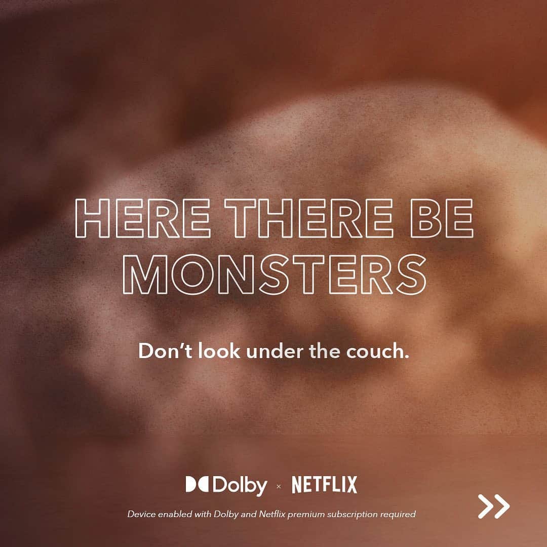 ドルビーラボラトリーズさんのインスタグラム写真 - (ドルビーラボラトリーズInstagram)「Think monsters aren’t scary? Then you haven’t experienced them in Dolby. Go ahead and catch up with these monster movies and shows in Dolby on @Netflix. We’ll be waiting. ⁣ ⁣  *Device enabled with Dolby and Netflix premium subscription required」10月30日 6時03分 - dolbylabs