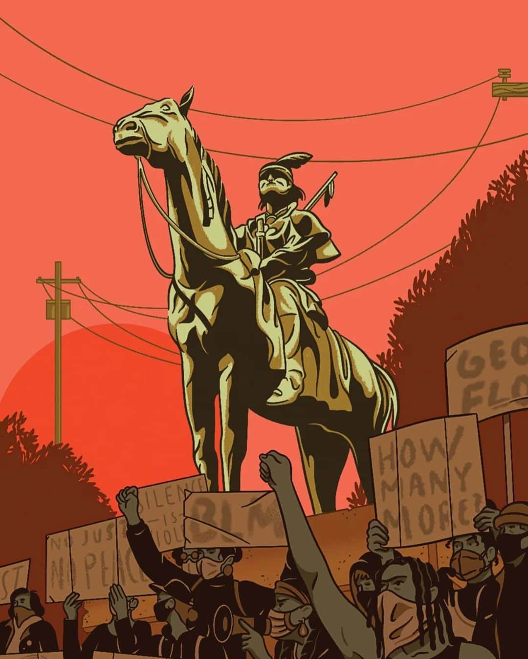 トームさんのインスタグラム写真 - (トームInstagram)「@newyorkermag  What Tecumseh Fought For Pursuing a Native alliance powerful enough to resist the American invaders, the Shawnee leader and his prophet brother envisioned a new and better Indian world. (By Philip Deloria October 26, 2020)  The violence of Tecumseh’s near-forgotten story exposes the foundational sins of America’s heartland.   The ghosts of forgotten histories haunt America’s heartland, begging to be remembered and exorcised. George Floyd’s Minneapolis, as we have lately come to understand, has never been a harmless Midwestern town of grains and lakes. The enslaved Dred Scott’s eighteen-thirties sojourn at Fort Snelling (now part of the Twin Cities) and his subsequent return downriver to Missouri gave rise to the nation’s most notorious Supreme Court decision, Dred Scott v. Sandford, which ruled that Black Americans—slave or free—had “no rights which the white man was bound to respect.” Floyd, who died choking on that assertion, was from North Carolina by way of Houston, and the string of memorials following his death sent a mourning cry out of Minnesota back along Dred Scott’s path, downriver to the South before turning east toward the Atlantic and the distant memory of Africa.  In 1811, the Shawnee leader Tecumseh, anticipating the movements of Scott and Floyd, departed the Ohio Country and journeyed two thousand miles across the South, seeking to recruit tribes to a Native confederacy able to withstand the land hunger of the United States. The stakes could not have been higher: Tecumseh’s effort marked the last time Native peoples would be able to mobilize in concert with a formidable European military. His British allies—advancing their own geopolitics, to be sure—thought such a confederacy might buttress an Indian state, which, in turn, could serve as a barrier to American expansion. Today, one mountain, a few statues, eight towns, and several streets and schools bear Tecumseh’s name; a small collection of myths and fictions tell some version of his story. What he had hoped would be an Indian state, a consolidation of Native power, is now what Americans call the Midwest. And Tecumseh, his alliance, and his war linger only as a trace memory.」10月30日 6時12分 - tomenyc