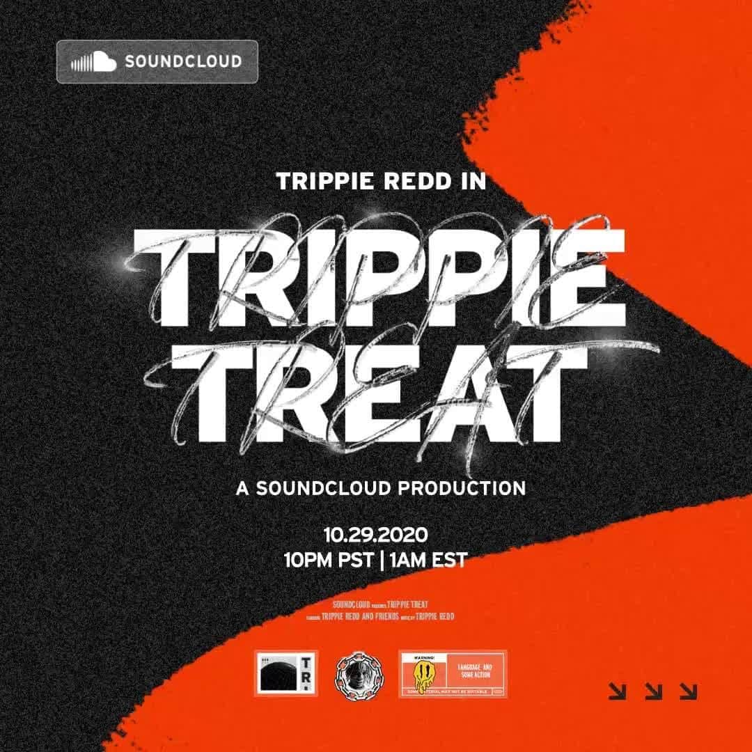 サウンドクラウドのインスタグラム：「An audio/visual experience, celebrating the release of @TrippieRedd’s new album, Pegasus. 🎃👹 Tonight @ 10pm PT / 1am ET on SoundCloud’s Twitch. Get ready for the experience and listen to ‘Spooky Sounds’ at the link in bio.」