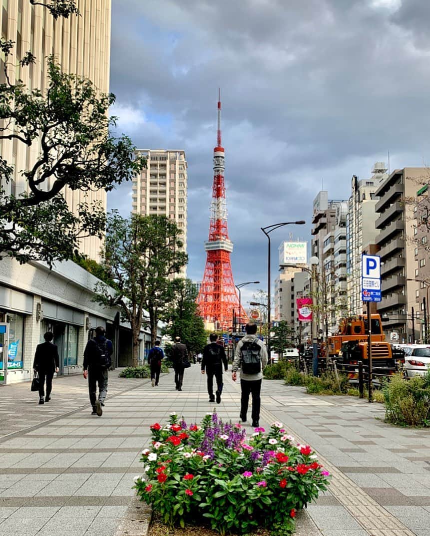 のインスタグラム：「今日もしっかり頑張れや、の東京タワー。」