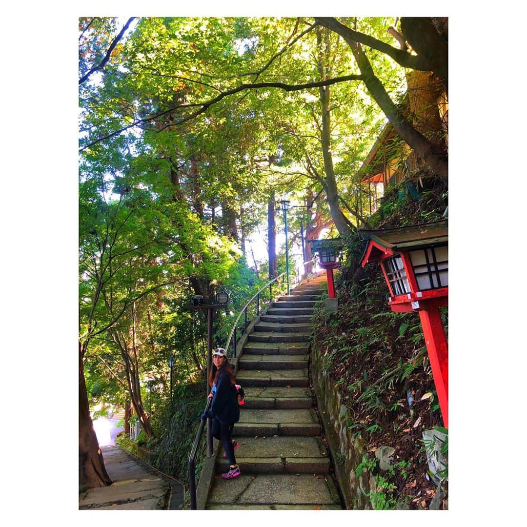 高田汐美のインスタグラム：「この間登った高尾山が辛かったけど楽しかったので、趣味に登山が追加されました事をお知らせ致します。  オススメの登りやすい山ありますか？」