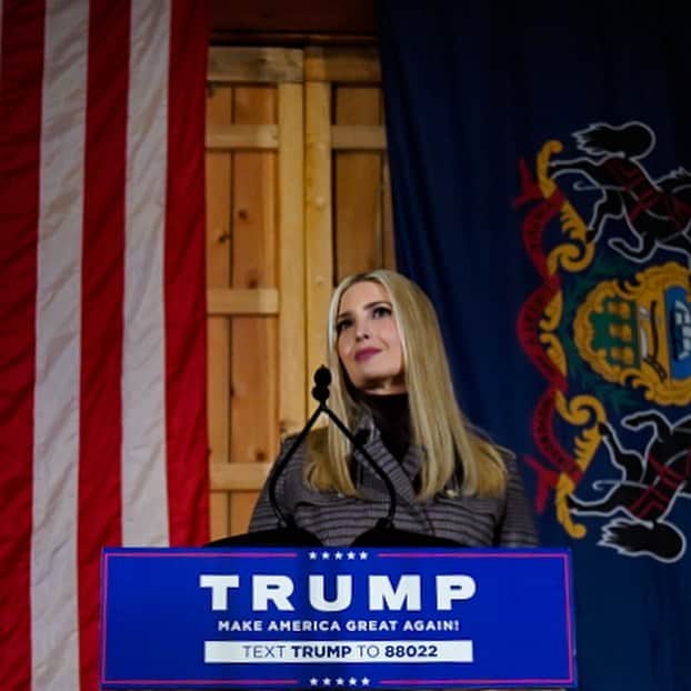 イヴァンカ・トランプのインスタグラム：「Great day in Pennsylvania campaigning for @realdonaldtrump ! Let’s win another historic victory on November 3rd and Make America Greater than Ever Before!」