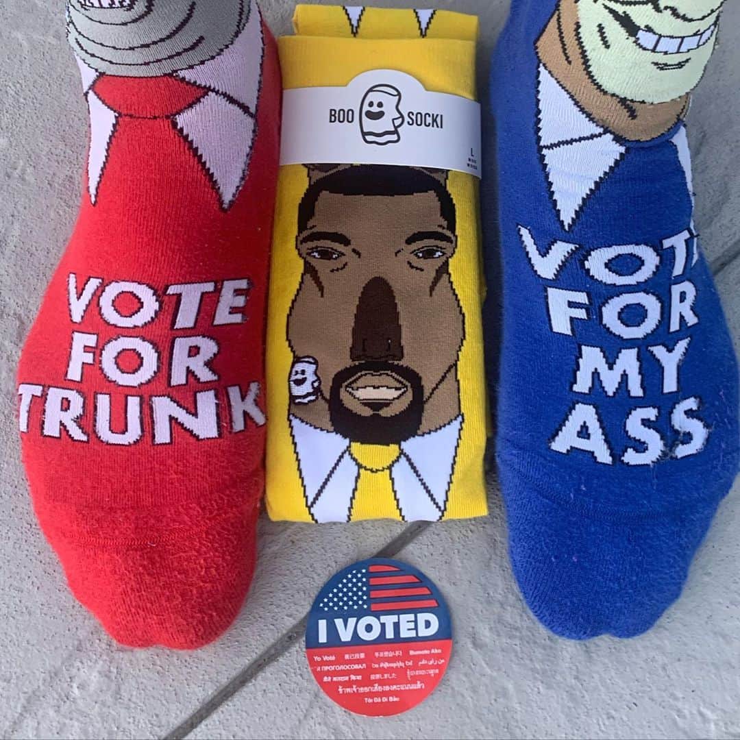 ロブ・ディアデックのインスタグラム：「The @dyrdekmachine portfolio company @boosocki wants to remind that whether you are headed Right, Left, or West to GO VOTE! 🇺🇸🇺🇸🇺🇸🗳🗳🗳」