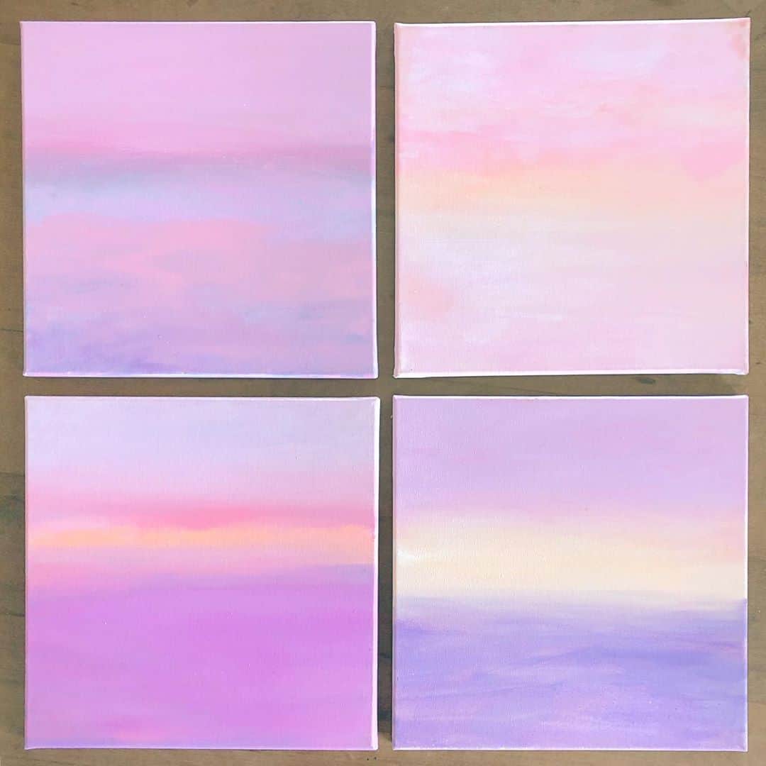 山崎美弥子さんのインスタグラム写真 - (山崎美弥子Instagram)「Paintings of Ocean and Sky  海と空の絵たち。」10月30日 10時06分 - miyakoyamazaki