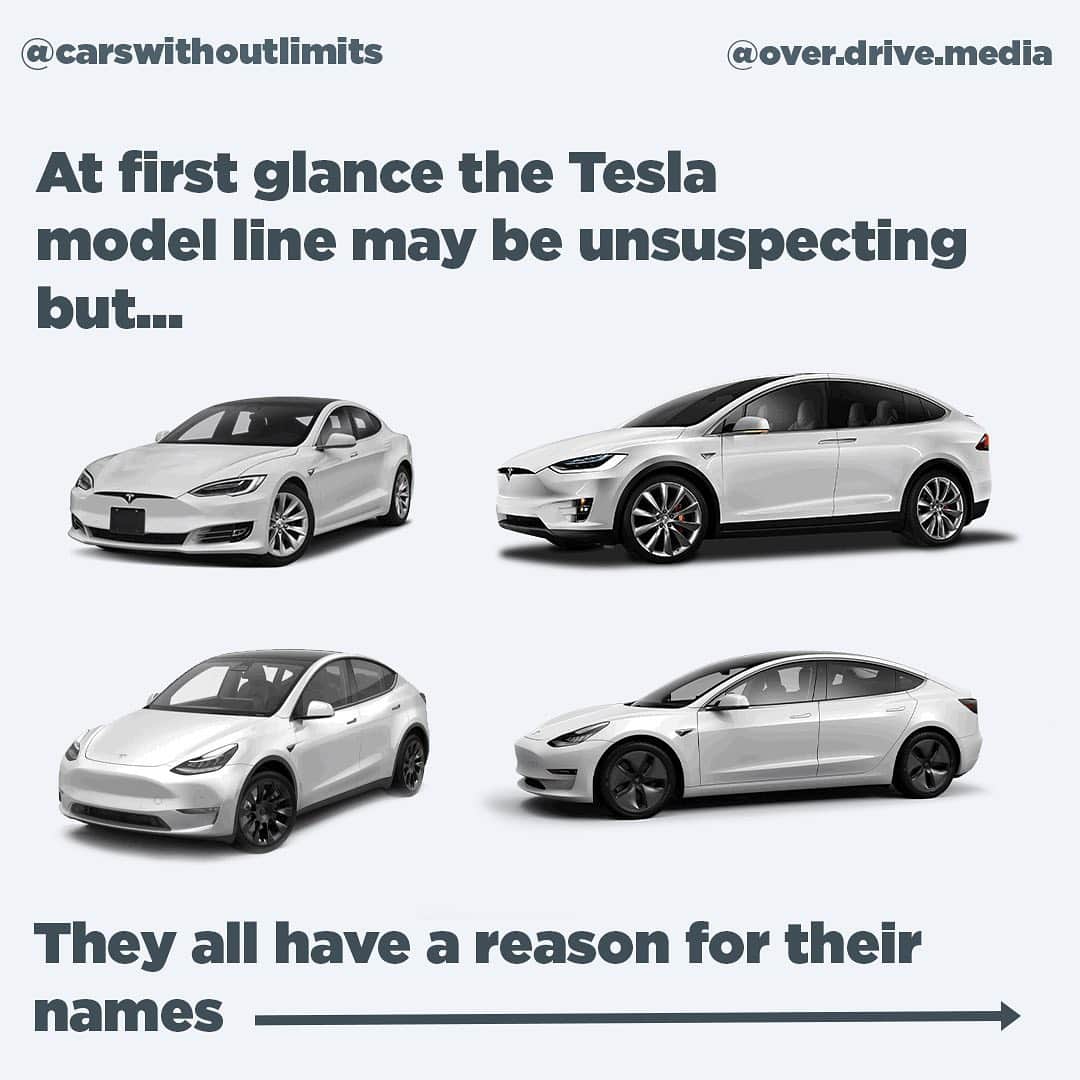 CarsWithoutLimitsさんのインスタグラム写真 - (CarsWithoutLimitsInstagram)「What’s your favourite Tesla car? COMMENT BELOW! 📢 Via @over.drive.media   #carswithoutlimits #tesla #models」10月30日 10時53分 - carswithoutlimits