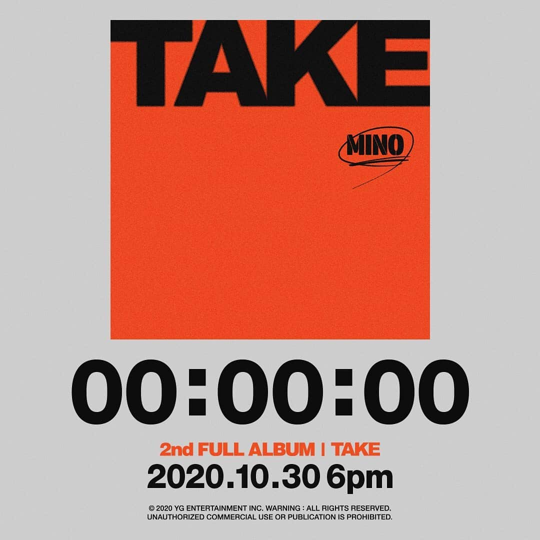 WINNERさんのインスタグラム写真 - (WINNERInstagram)「[🎬TAKE🎬] RELEASE COUNTER ⠀⠀ #MINO #송민호 #WINNER #위너 #2ndFULLALBUM #TAKE #MINO_TAKE #RELEASE_COUNTER #20201030_6PM #YG」10月30日 11時00分 - winnercity