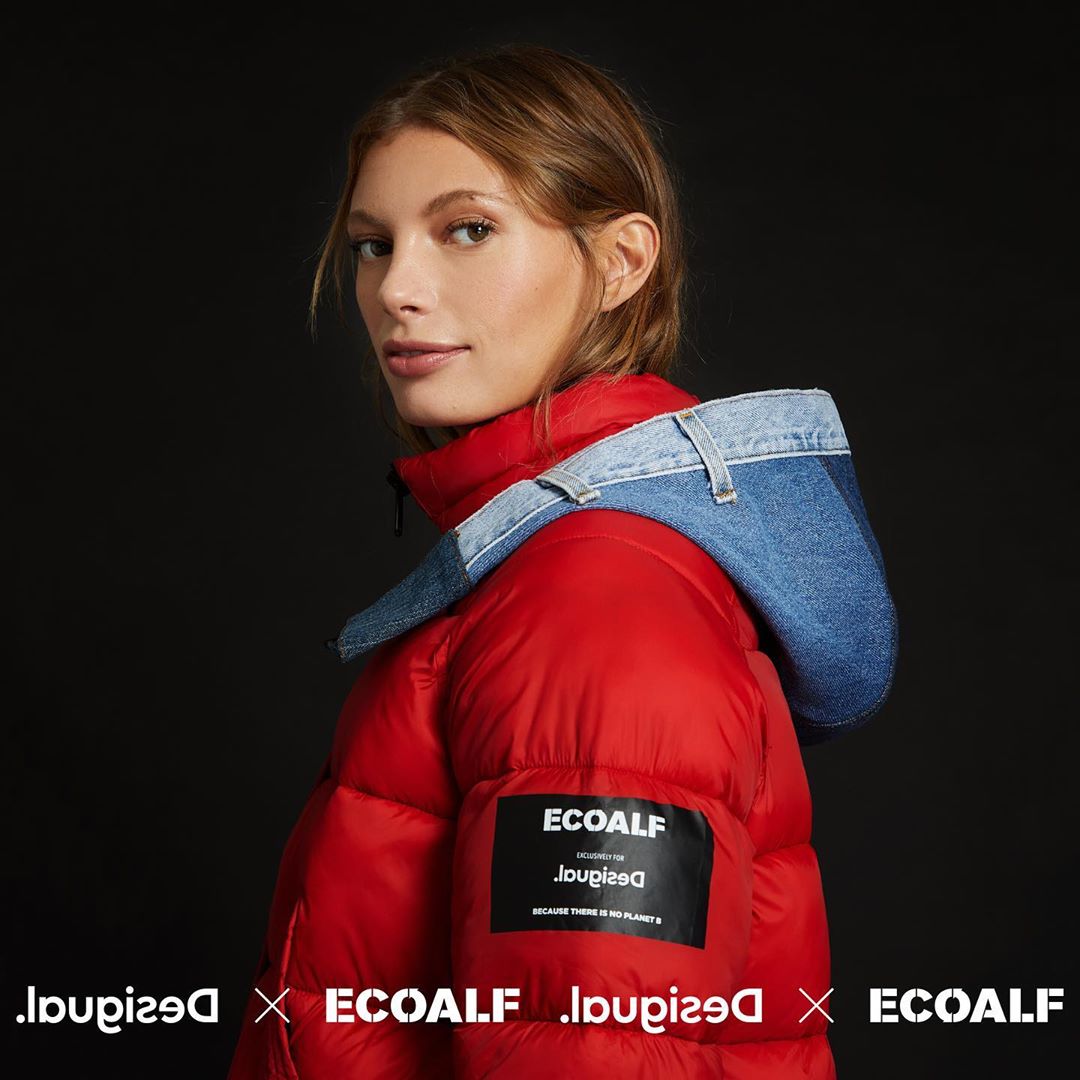 デシグアルのインスタグラム：「A new #sustainable collection engineered with trash. 10% #Reused denim 90% #Recycled plastic. Limited edition and sold exclusively online.  #DesigualxEcoalf #Lovetheworld」