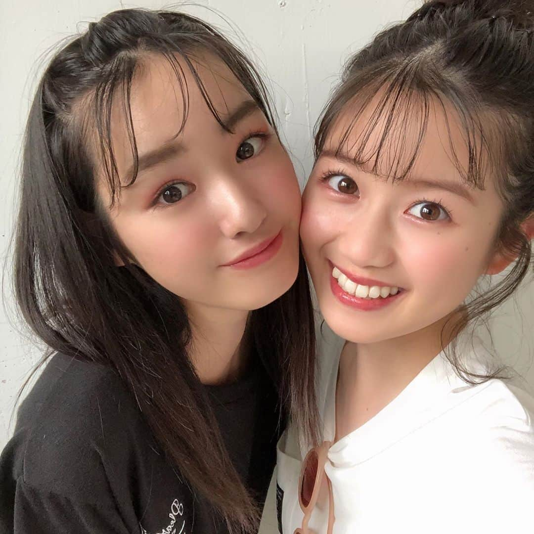 河村果歩さんのインスタグラム写真 - (河村果歩Instagram)「🌈🍒  セナちゃんと💛  背が高くてスタイルのいいセナちゃん…💘いいなぁ💘 少しでいいので身長分けて下さい🥺😂  身長伸ばせるように頑張ります🔥‼️  #組橋星奈 ちゃん #河村果歩 #ニコラ #ニコモ #オフショ」10月30日 21時12分 - kawamura_kaho_official